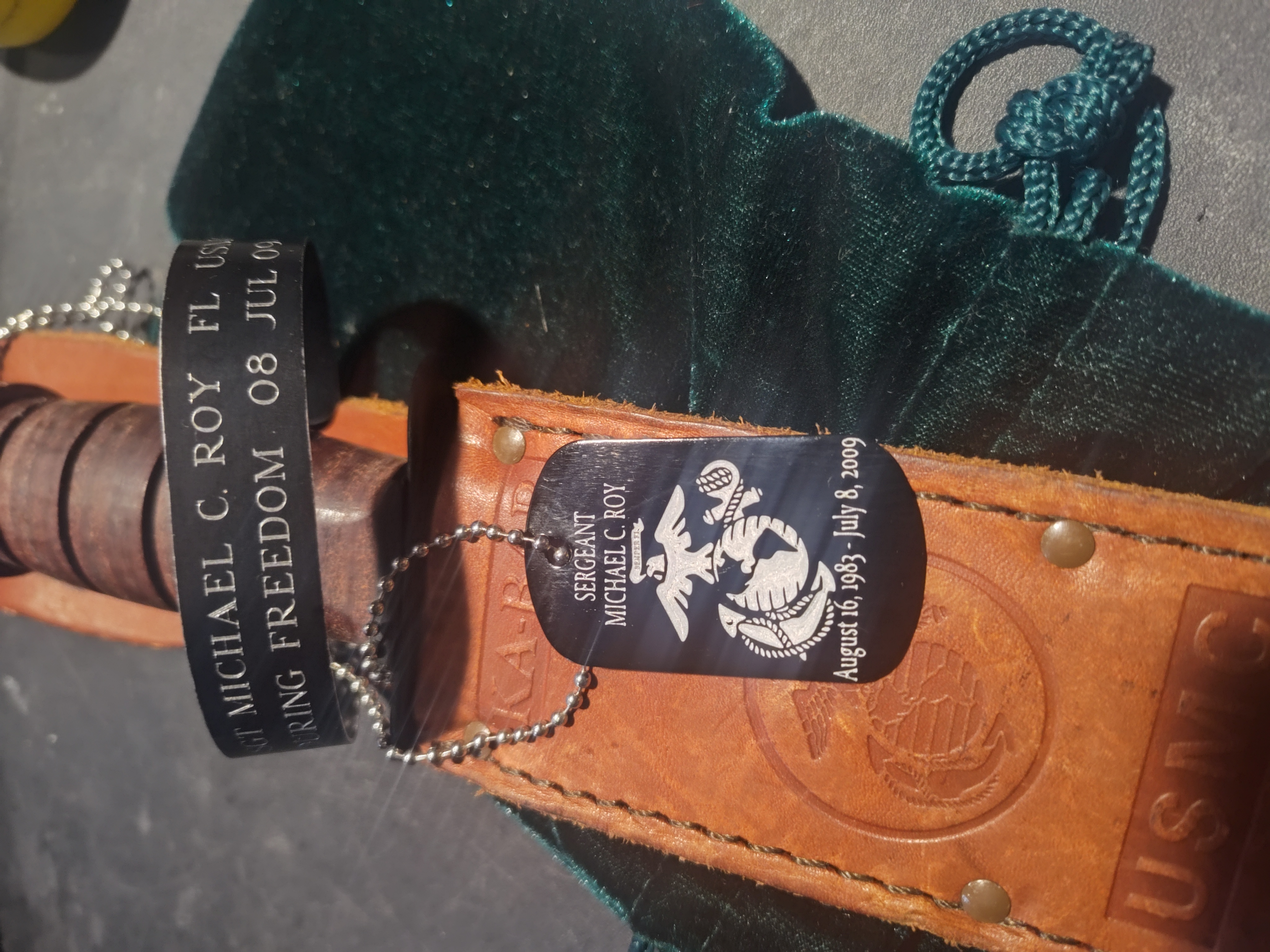 Metal engraving example