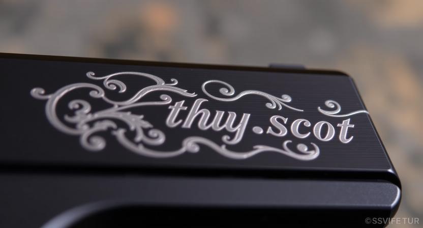 Metal engraving example